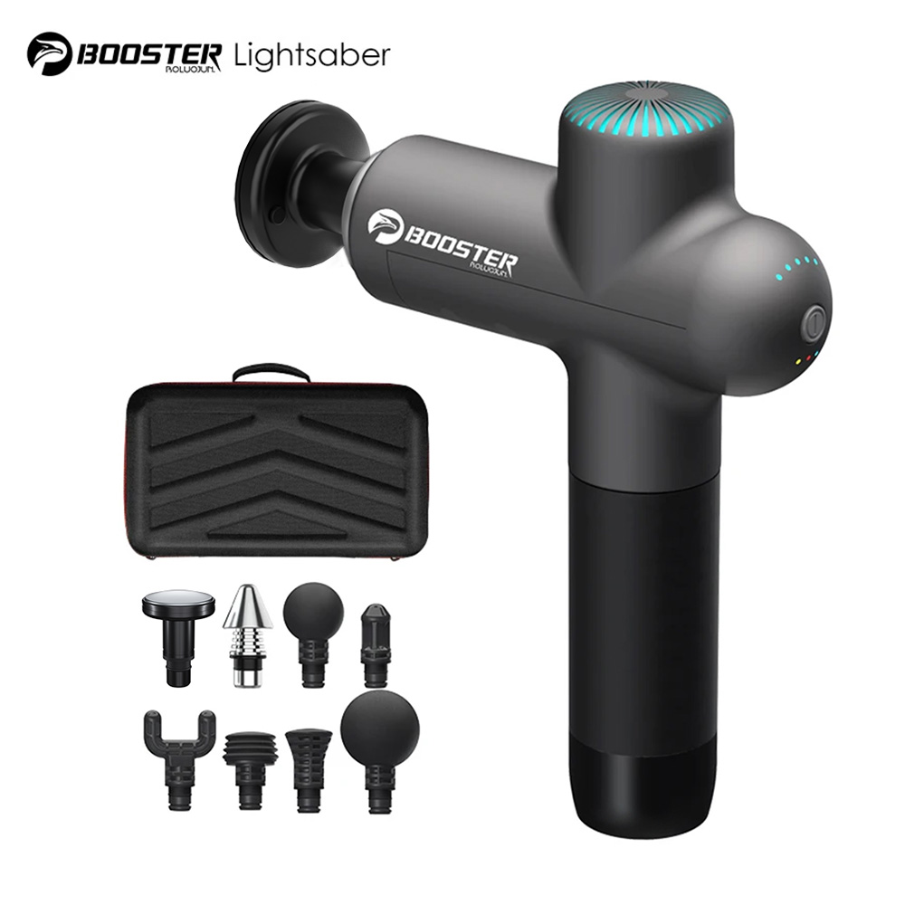Massage Gun - Booster-Massagepistole, elektrisches Nackenmassagegerät, 7,4 V, Smart