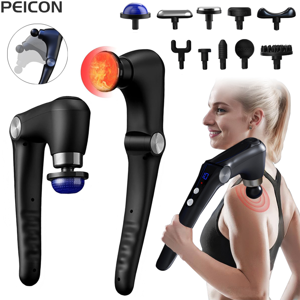 Massage Gun - Faszien-Massagepistole, Schultermassagegerät, elektrische Muskelmassagepistole, Hochfrequenz, Rücken,