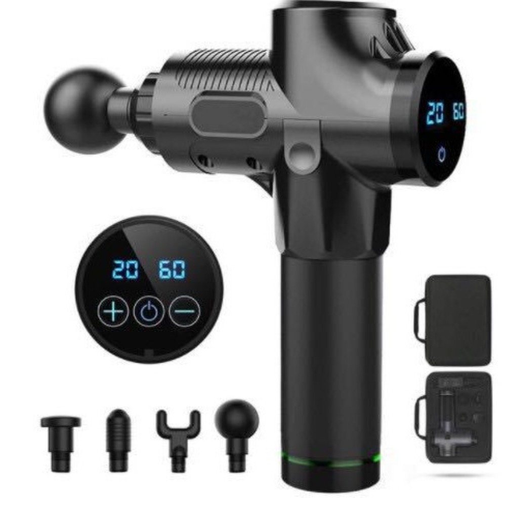 Massage Gun - Tragbares Perkussions-Faszienmassagegerät, Muskelentspannungsgerät für Heim- und
