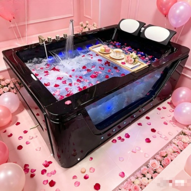 Hot Tub - Acryl-Whirlpool Spa Jacuzzi Massage-Badewanne für Draußen