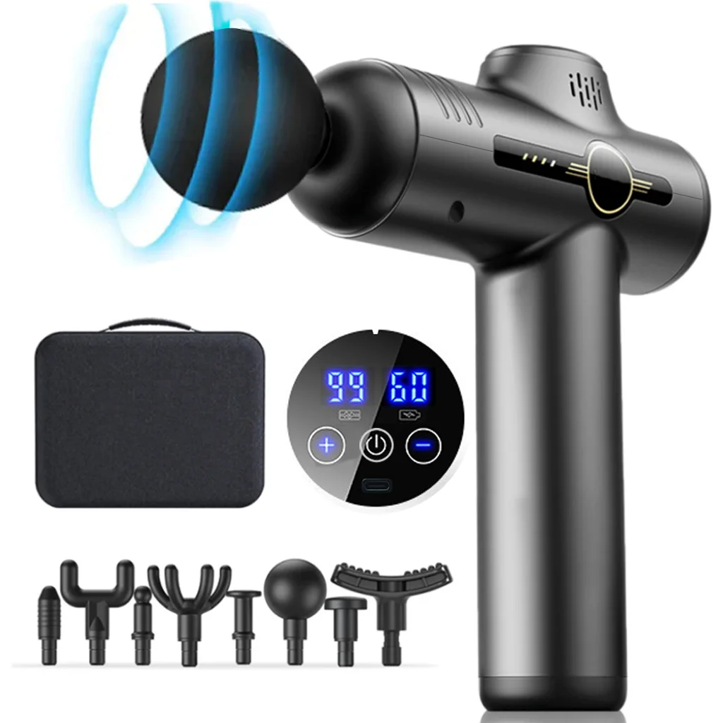 Massage Gun - Elektrische Massagepistole, Muskelmassagepistole, Massagegerät, Körpermassagegerät, Massagegerät
