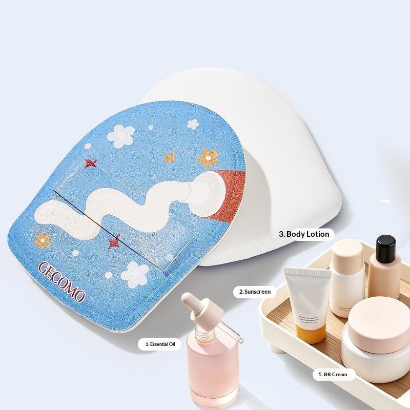 Body Brush - Extra Großer Weicher Leder-Oberflächen-Sonnenschutz-Applikator Puff Lotion
