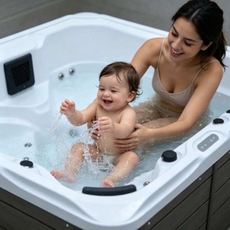 Whirlpool-Badewanne aus Acryl  – Hot Tub Bewertung und Preis