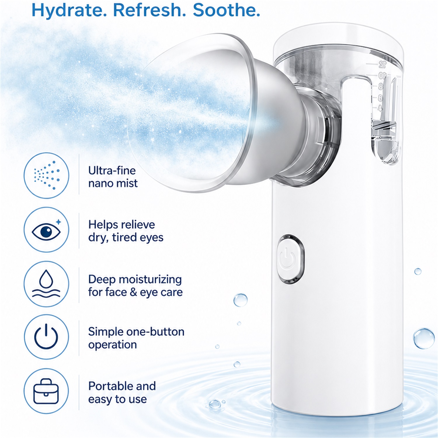 Nano-Spray-Augenmassagegerät,  – Face Steamer Bewertung und Preis