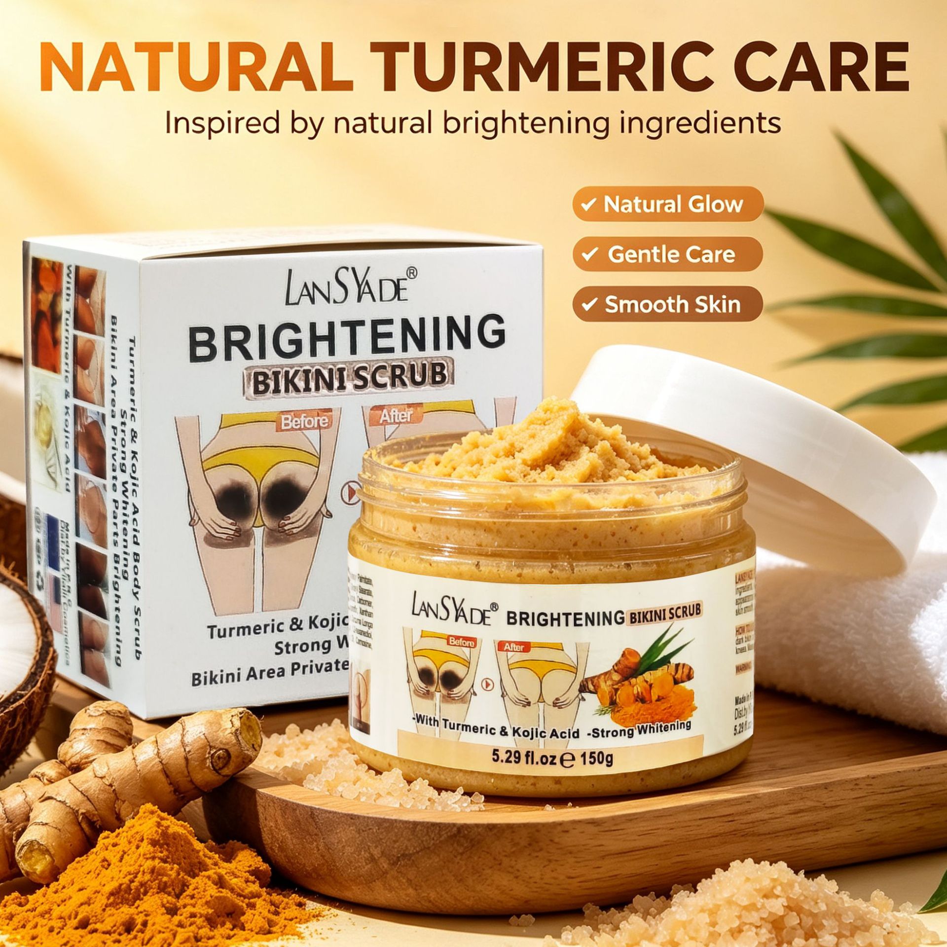 Kurkuma-Peeling 150g Tiefenrei – Bath Salts Bewertung und Preis