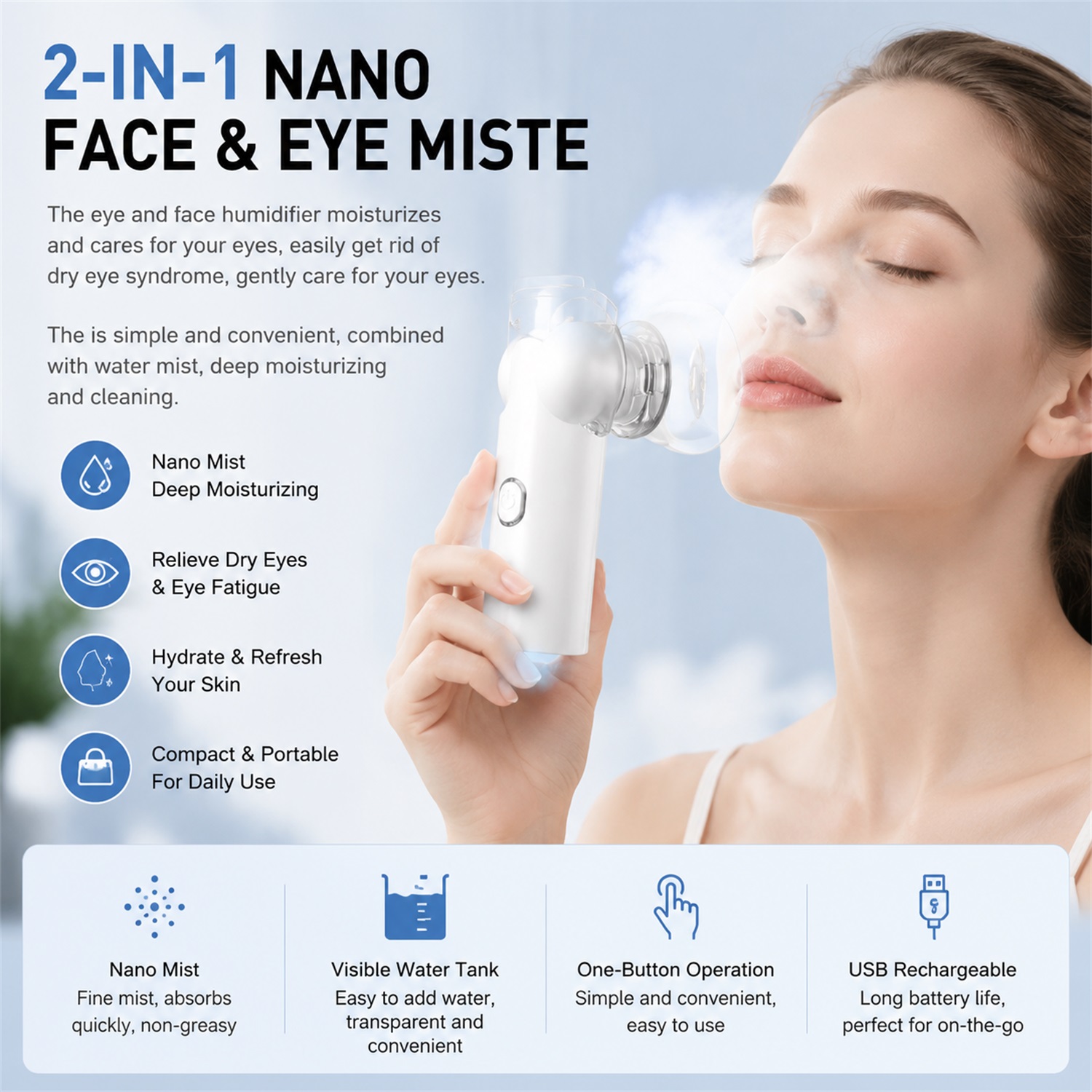 2-in-1-Gesichtsdampfer mit Net – Face Steamer Bewertung und Preis